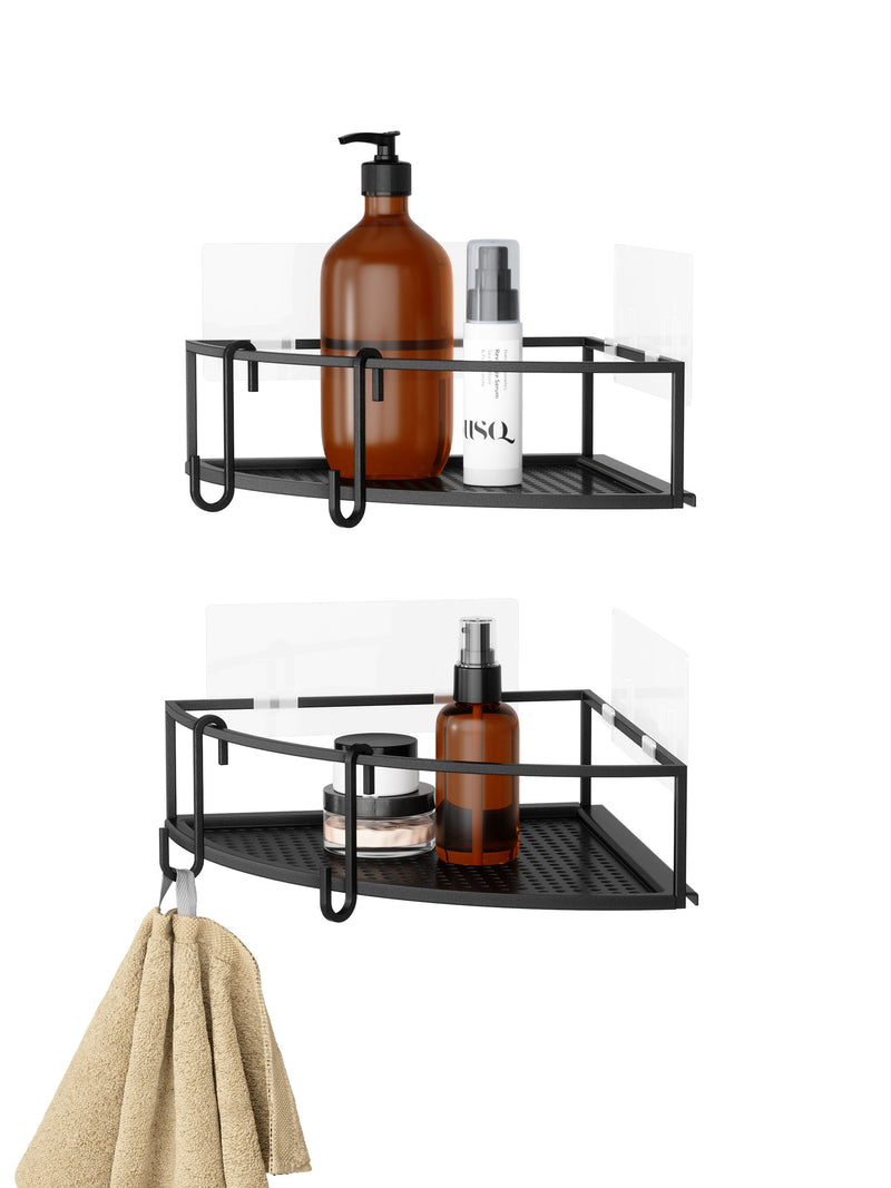 Umbra Black Cubiko Corner Shower Caddy (British brand)