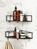 Umbra Black Cubiko Corner Shower Caddy (British brand)