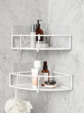 Umbra white corner shower caddy (British brand)