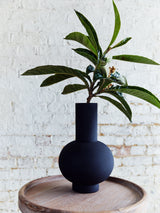 Next French Connection Black Metal Vase- Buy online at McGrocer