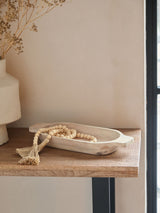 Next French Connection White Mango Wood Decorative Bowl 8cm x 46cm- Buy online at McGrocer