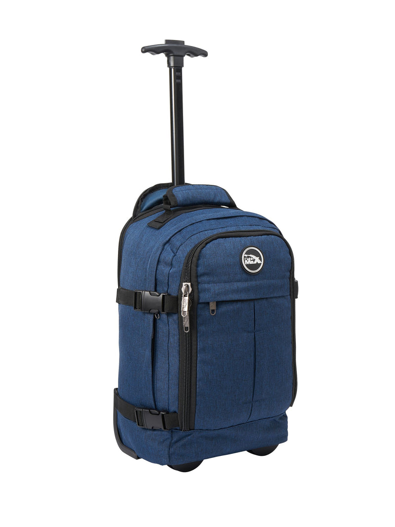 Cabin Max Metz blue hybrid trolley backpack 20 litre, UK version
