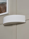 BHS white Baza wall light 30cm, imported from the UK