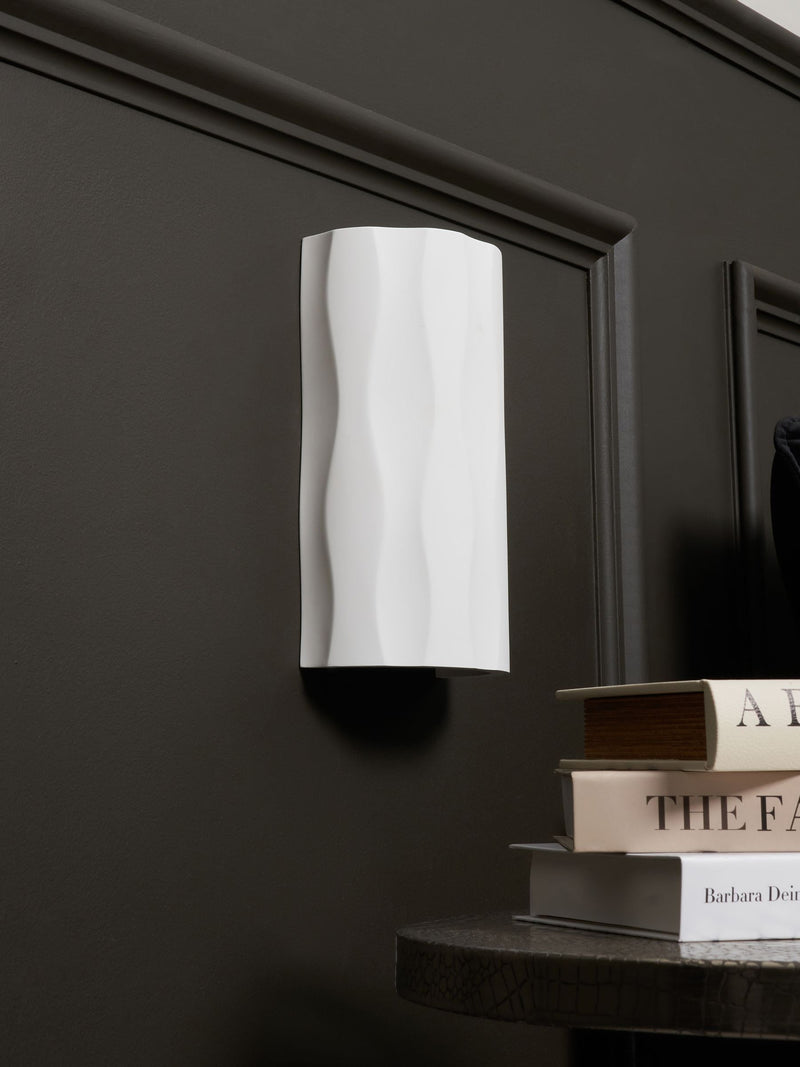 BHS Toledo up down paintable plaster wall light - British product