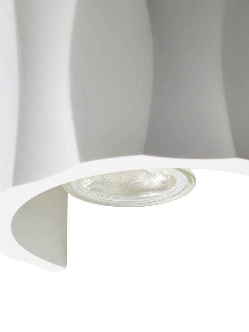 BHS Toledo up down paintable plaster wall light - British product