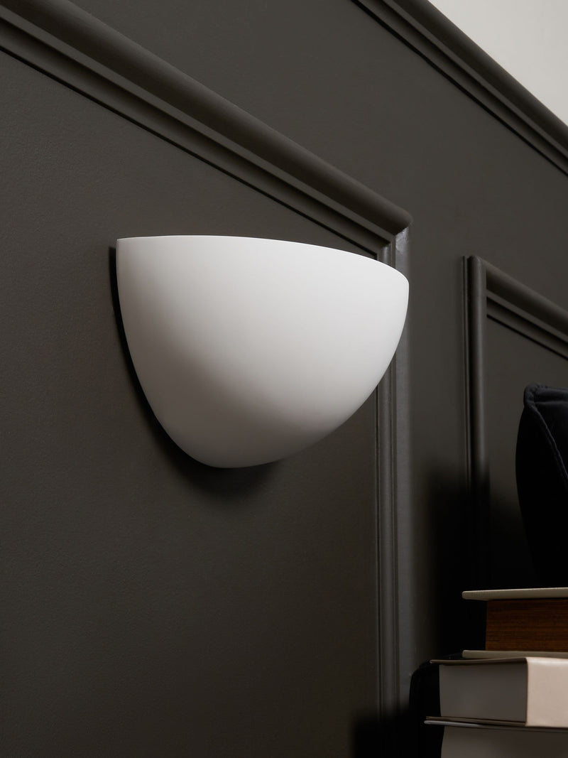 BHS plaster wall uplighter, UK version