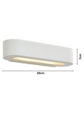 BHS Getxo paintable plaster wall uplighter (British brand)