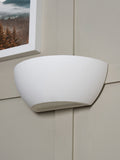 BHS Rhonda paintable plaster wall uplighter, imported from the UK