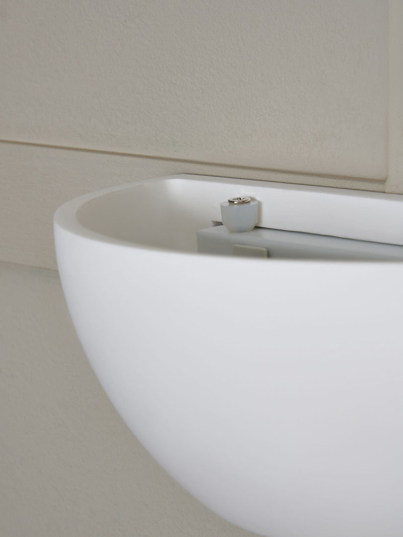 BHS Rhonda paintable plaster wall uplighter, imported from the UK