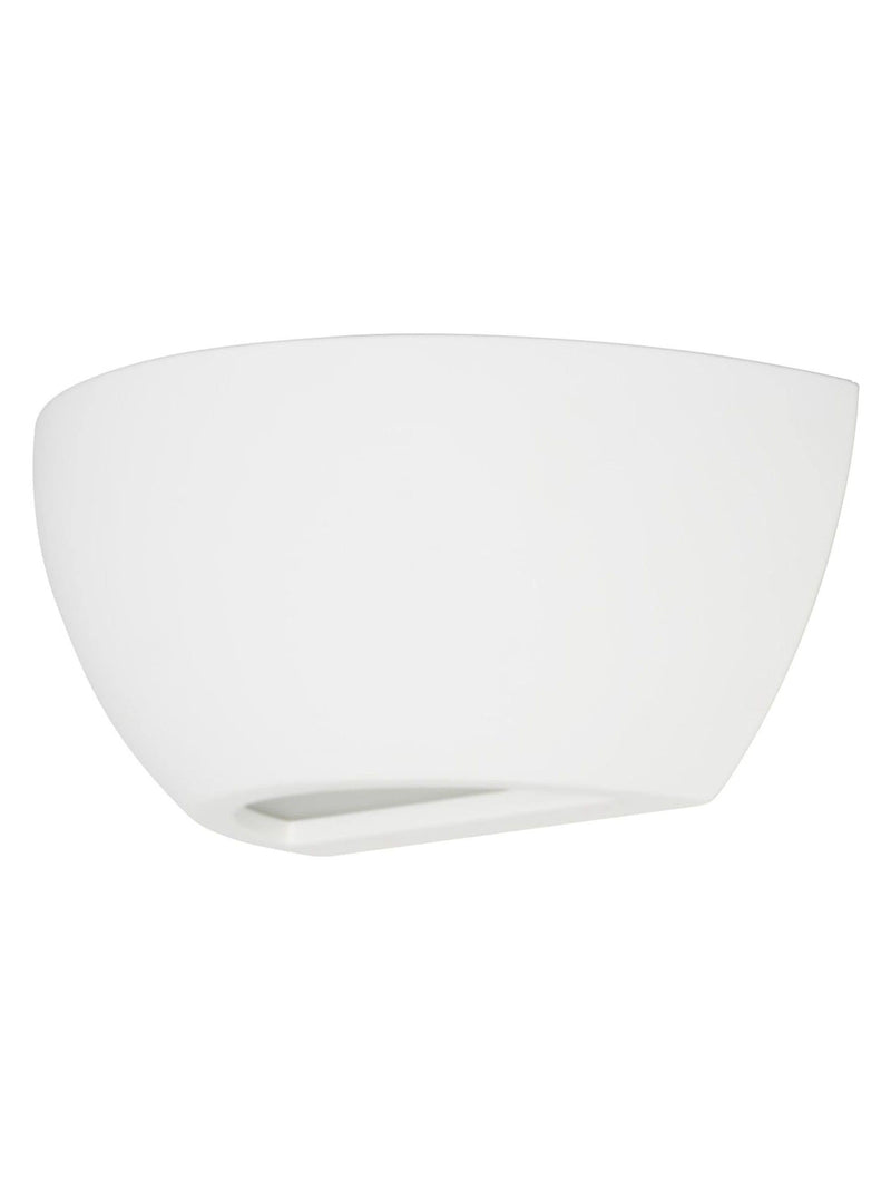 BHS Rhonda paintable plaster wall uplighter, imported from the UK