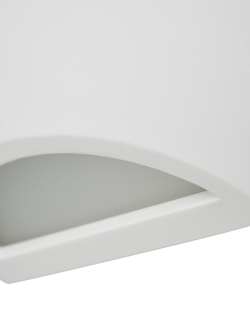 BHS Rhonda paintable plaster wall uplighter, imported from the UK