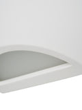 BHS Rhonda paintable plaster wall uplighter, imported from the UK