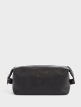 Next Osprey London Black The Toby Leather Wash Bag- Buy online at McGrocer