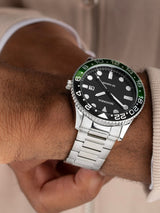 Next Sekonda Silver Watch Stainless Steel Bracelet Date Display 43mm- Buy online at McGrocer