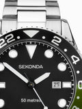 Sekonda Silver watch stainless steel bracelet (British brand)