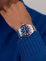 Next Sekonda Silver Tone Ocean 43mm Analogue Watch with Stainless Steel Bracelet- Buy online at McGrocer