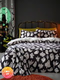 Bedlam Black Spooky Ghosts Duvet Cover Set - British product