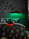 Bedlam dancing skeletons duvet cover glow in the dark - British product