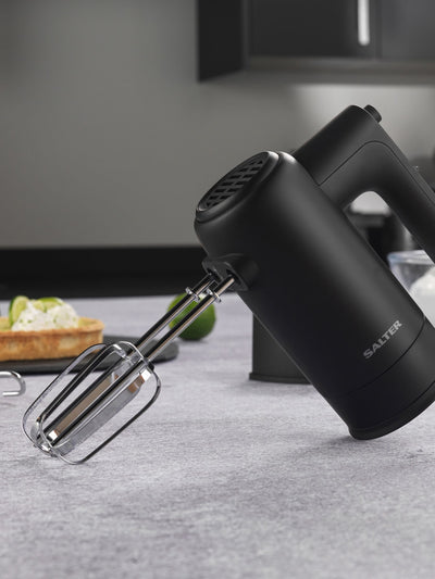 Next Salter Black Kuro 300W Electric Hand Mixer Baking Utensil- Buy online at McGrocer