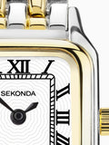 Sekonda Gold Tone Monica Two Tone Bracelet Watch (British brand)