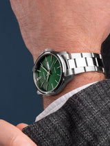 Next Sekonda Jones Men's Green Dial Stainless Steel Bracelet Watch- Buy online at McGrocer