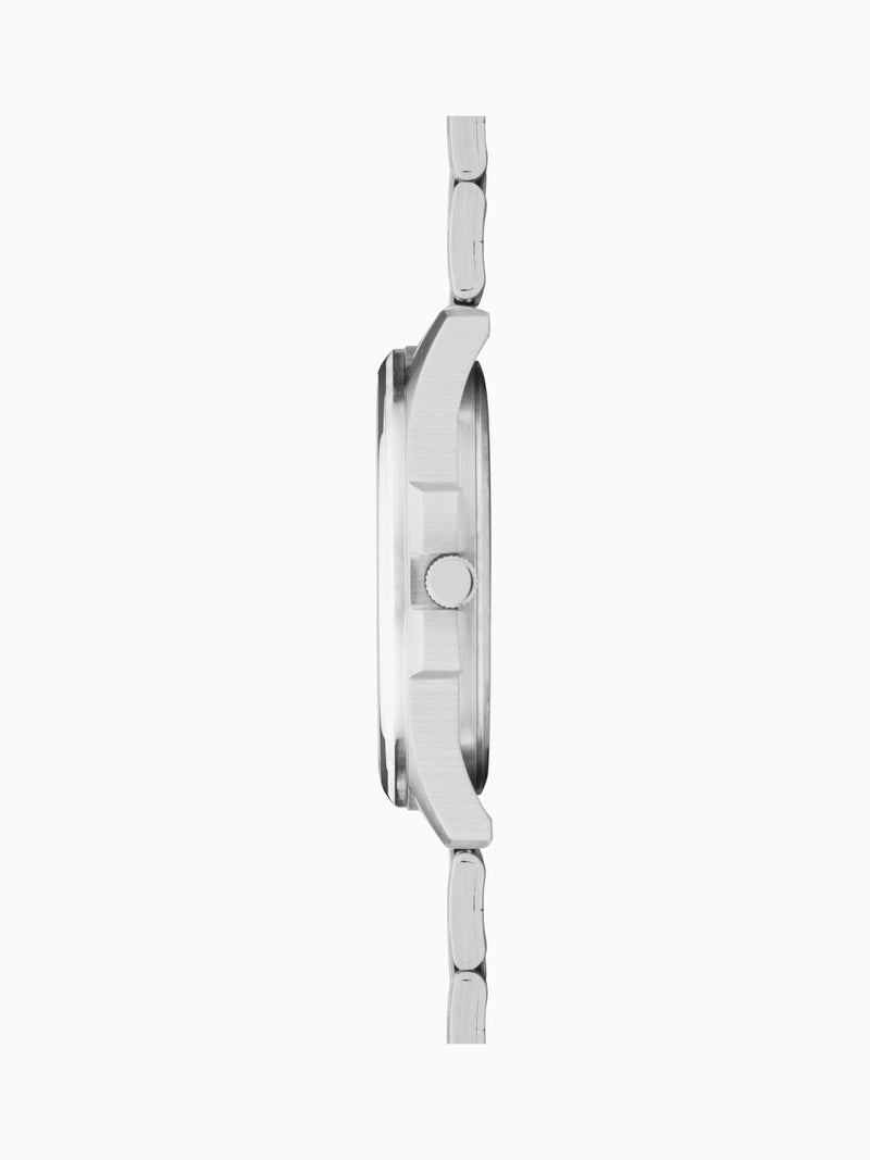 Sekonda men's silver stainless steel bracelet watch (British brand)