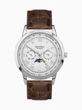 Sekonda Armstrong Brown Leather Strap Moon Phase Watch (British brand)