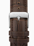 Sekonda Armstrong Brown Leather Strap Moon Phase Watch (British brand)