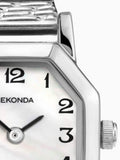 Sekonda White Mila watch with mother-of-pearl dial 21mm (British brand)