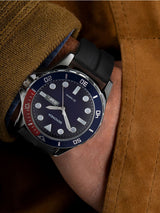 Next Sekonda Blue Tidal Rubber Strap Quartz Watch 44mm- Buy online at McGrocer