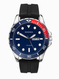 Sekonda Blue Tidal Rubber Strap Watch 44mm (British brand)