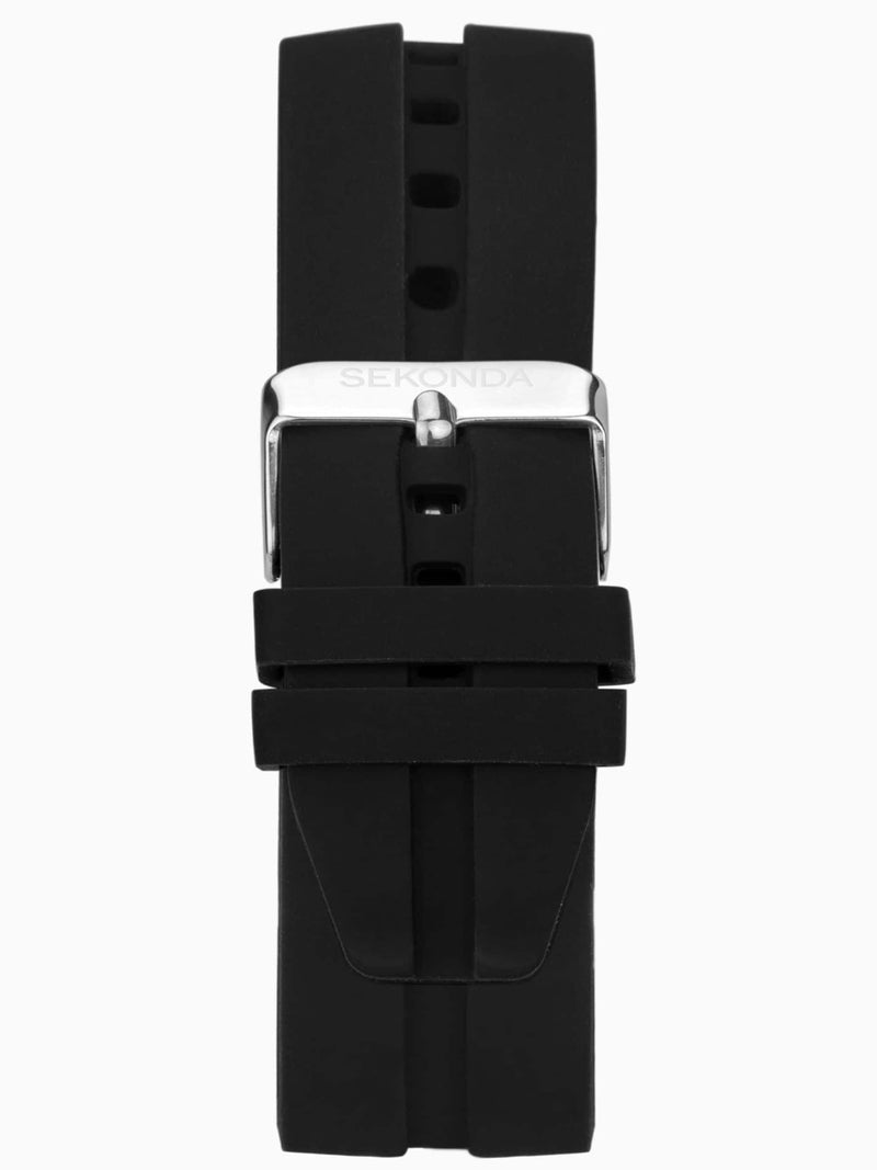 Sekonda Blue Tidal Rubber Strap Watch 44mm (British brand)
