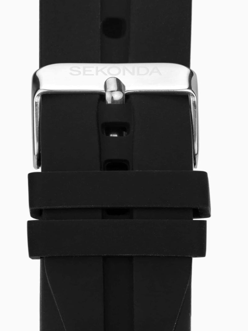 Sekonda Blue Tidal Rubber Strap Watch 44mm (British brand)