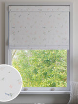 Next Next White Ditsy Floral Made to Measure Roman Blind (100% Cotton)- Buy online at McGrocer