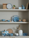 Denby Blue Elements Coupe 12 piece dinnerware set - British product