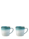Denby Azure Haze Green Large Mugs - British product