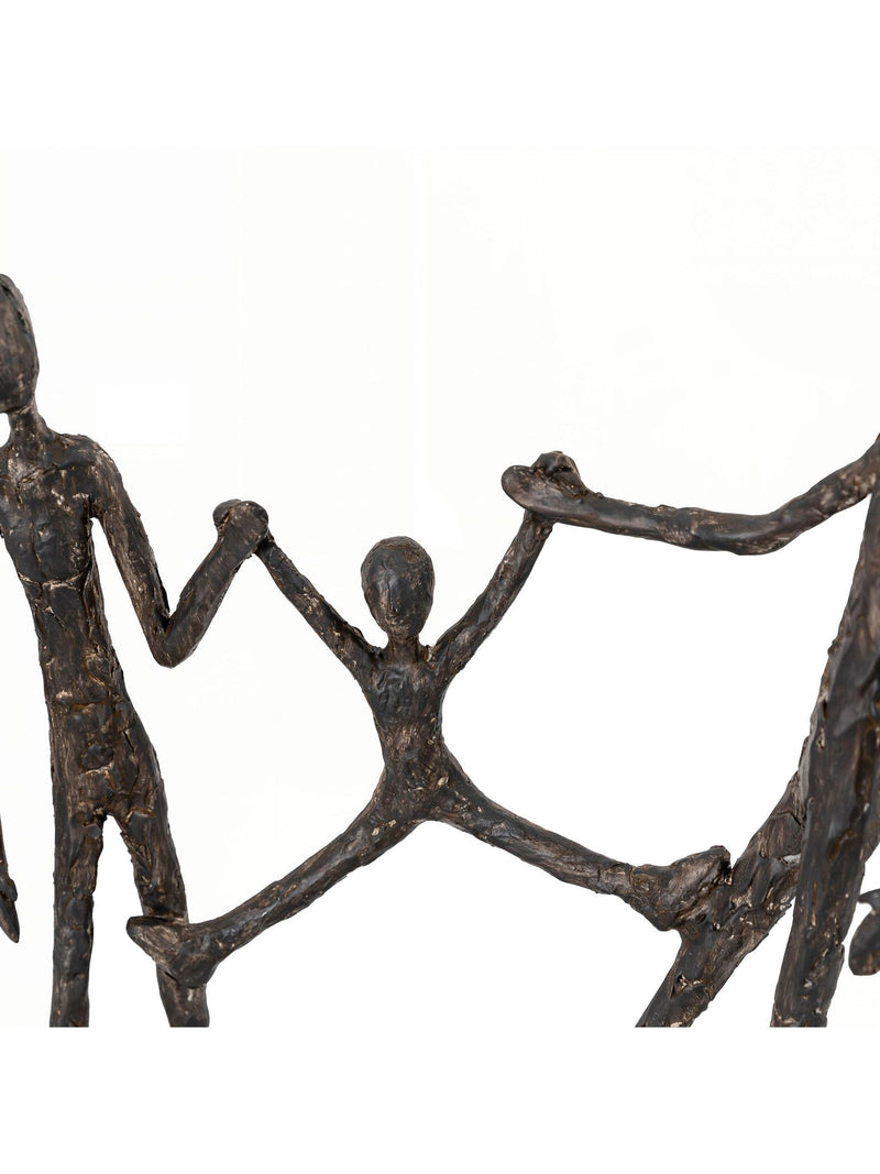 Gallery Home Black Swing Ornaments Sculpture 30cm UK version