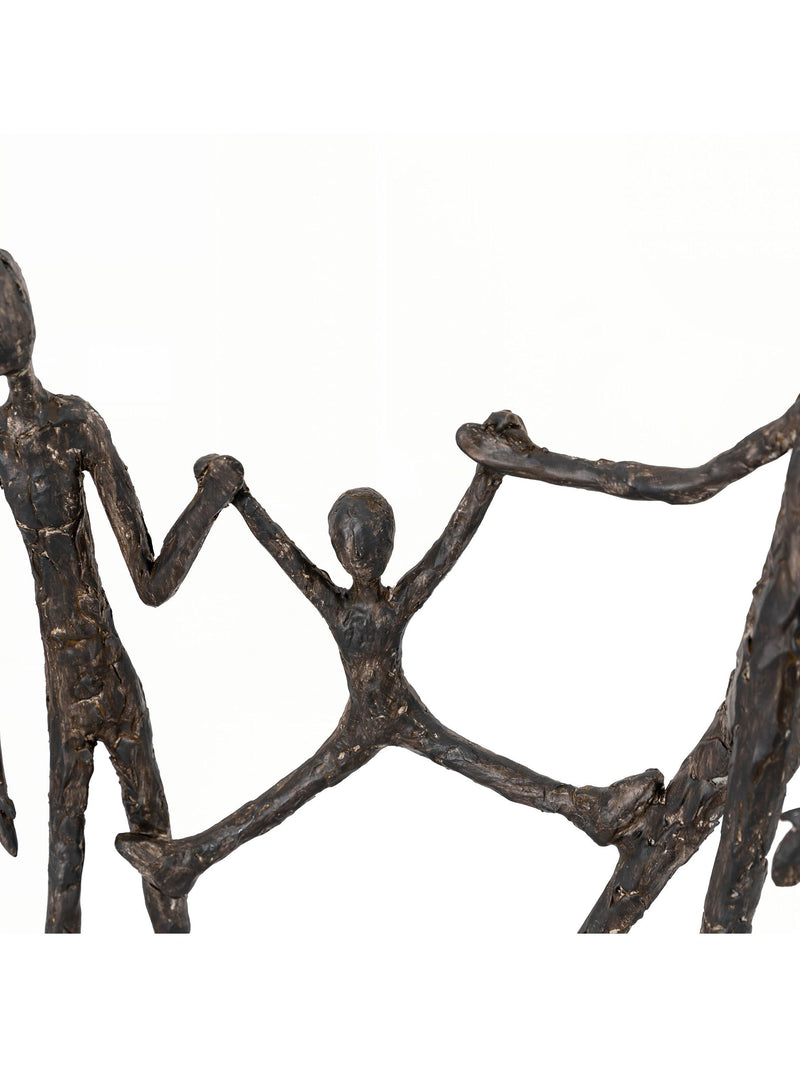 Gallery Home Black Swing Ornaments Sculpture 30cm UK version