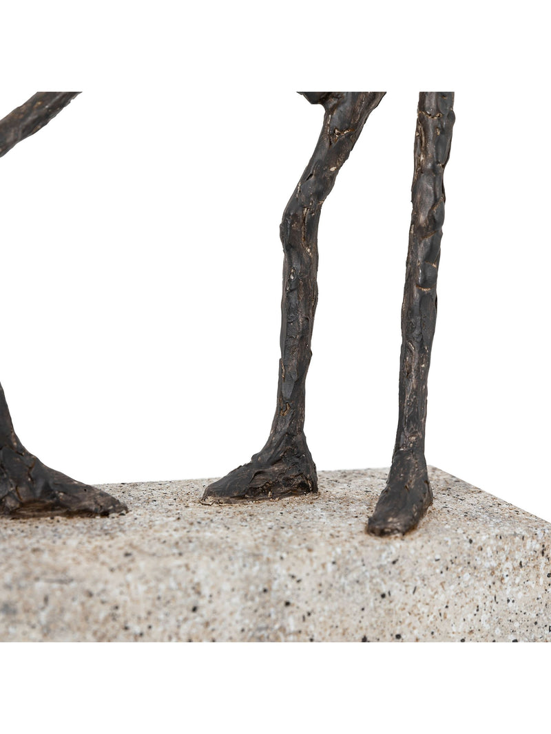 Gallery Home Black Swing Ornaments Sculpture 30cm UK version