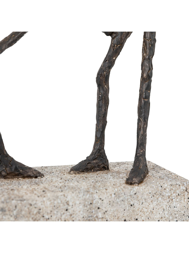 Gallery Home Black Swing Ornaments Sculpture 30cm UK version