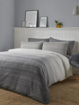 Fusion Home Grey Fairhaven Easycare Duvet Cover Set