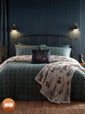 Dreams & Drapes bear plush fleece bedspread 150x200cm (British brand)