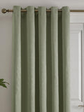 Fusion Green Strata curtains 229x183cm, imported from the UK
