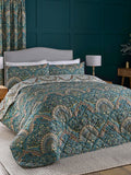 Dreams & Drapes Blue Palais quilted bedspread (British brand)