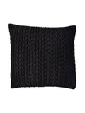Laurence Llewelyn-Bowen black velvet cushion 43cm, imported from the UK