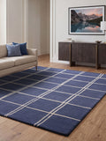 Asiatic Rugs Blue Albany hand-tufted wool rug - British product