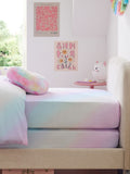 Rainbow ombre fitted sheets set of 2, imported from the UK