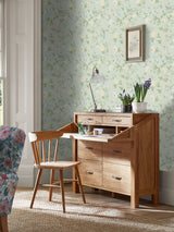 Next Laura Ashley Green Summer Palace A4 Wallpaper Sample- Buy online at McGrocer