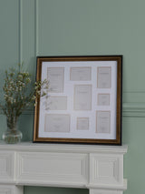 Next Laura Ashley Bronze Cara Multi Aperture Photo Frame 56cm x 56cm x 22cm- Buy online at McGrocer