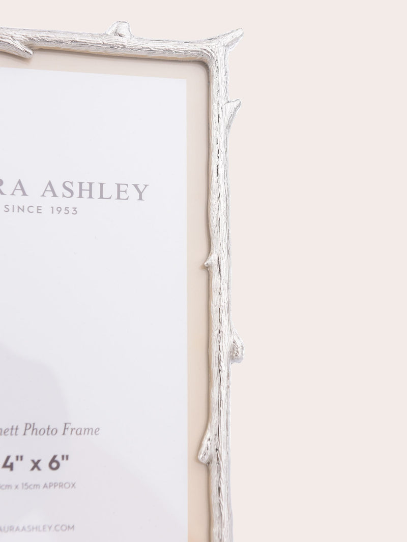 Laura Ashley polished nickel Emmett photo frame, UK version